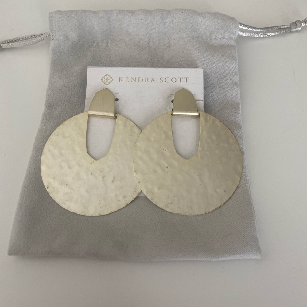 Kendra Scott Gold Diane Earrings